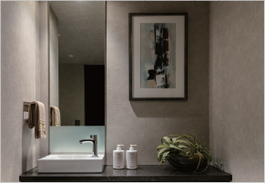 手洗いカウンター・手洗いボウル・水栓〈HANSGROHE製〉